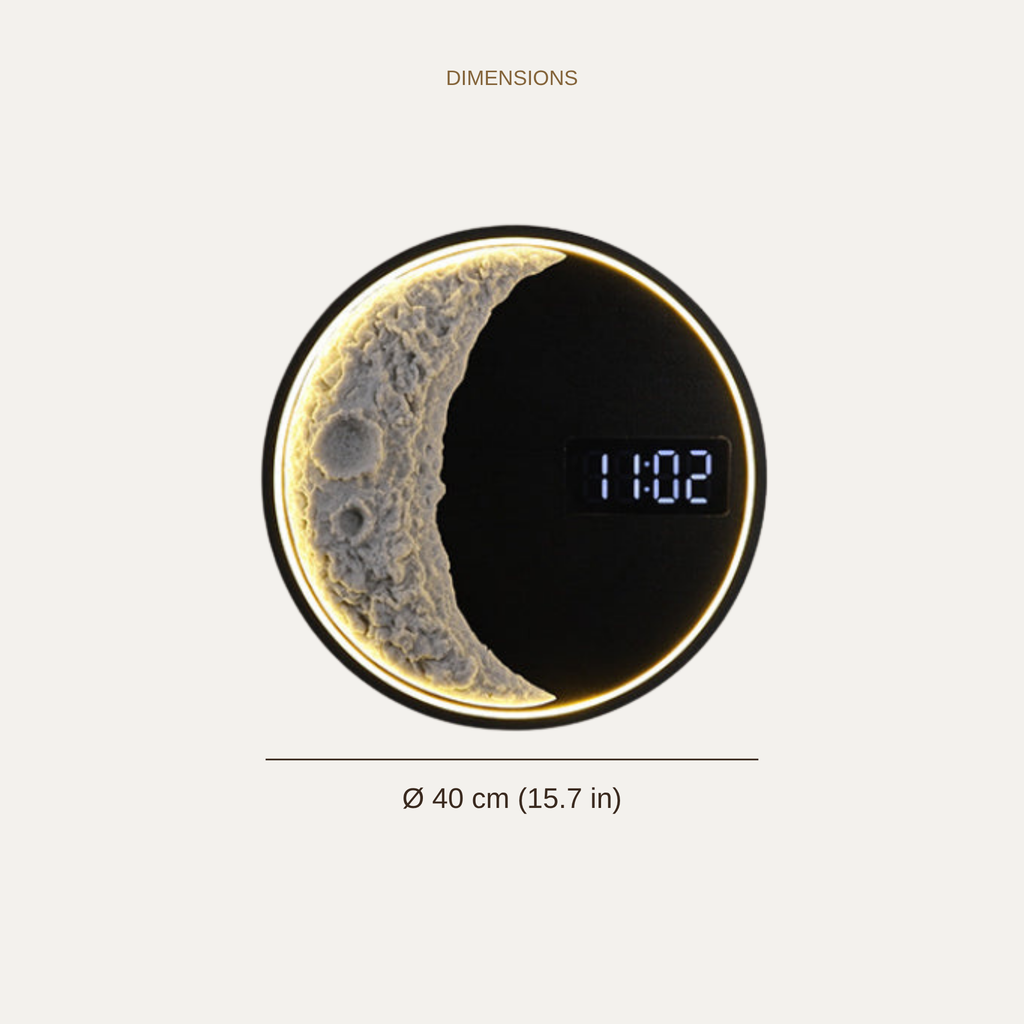 Celestial Moon Wall Light dimensions: 40 cm diameter