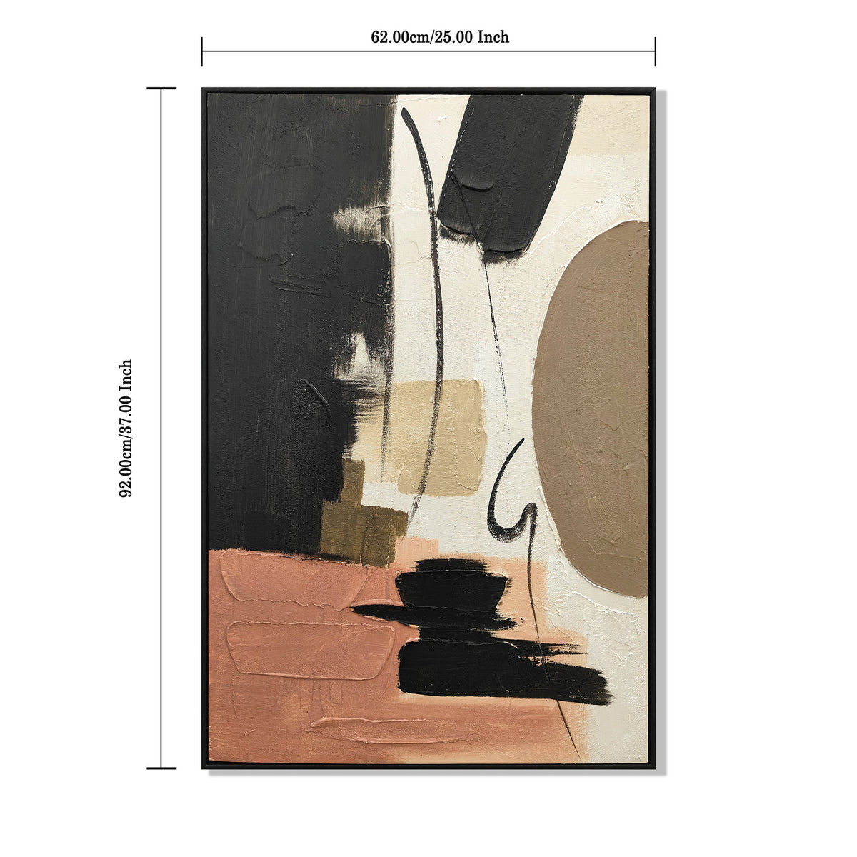Abstract canvas art set of 2 – view 3