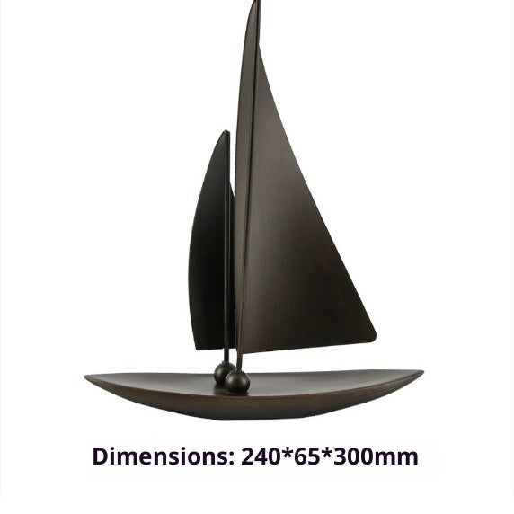Voyage Sailboat Sculpture – view 2
